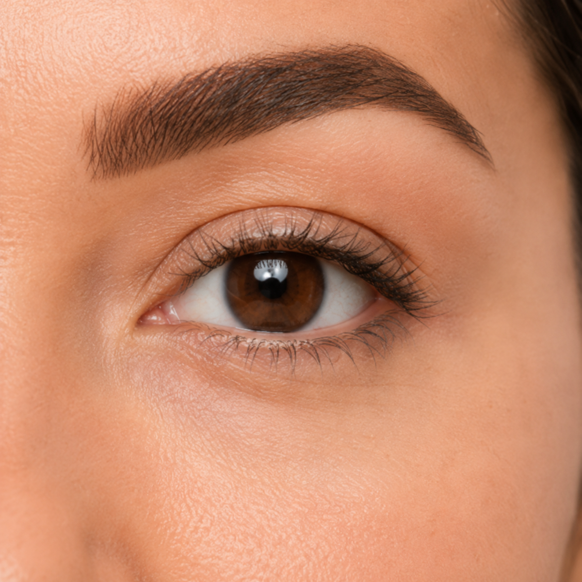 Brows after using the product