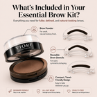 Fuller, Naturally Defined Brows in Under 5 Seconds With Viore Brow Powder