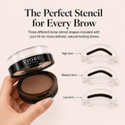Fuller, Naturally Defined Brows in Under 5 Seconds With Viore Brow Powder