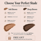 Fuller, Naturally Defined Brows in Under 5 Seconds With Viore Brow Powder