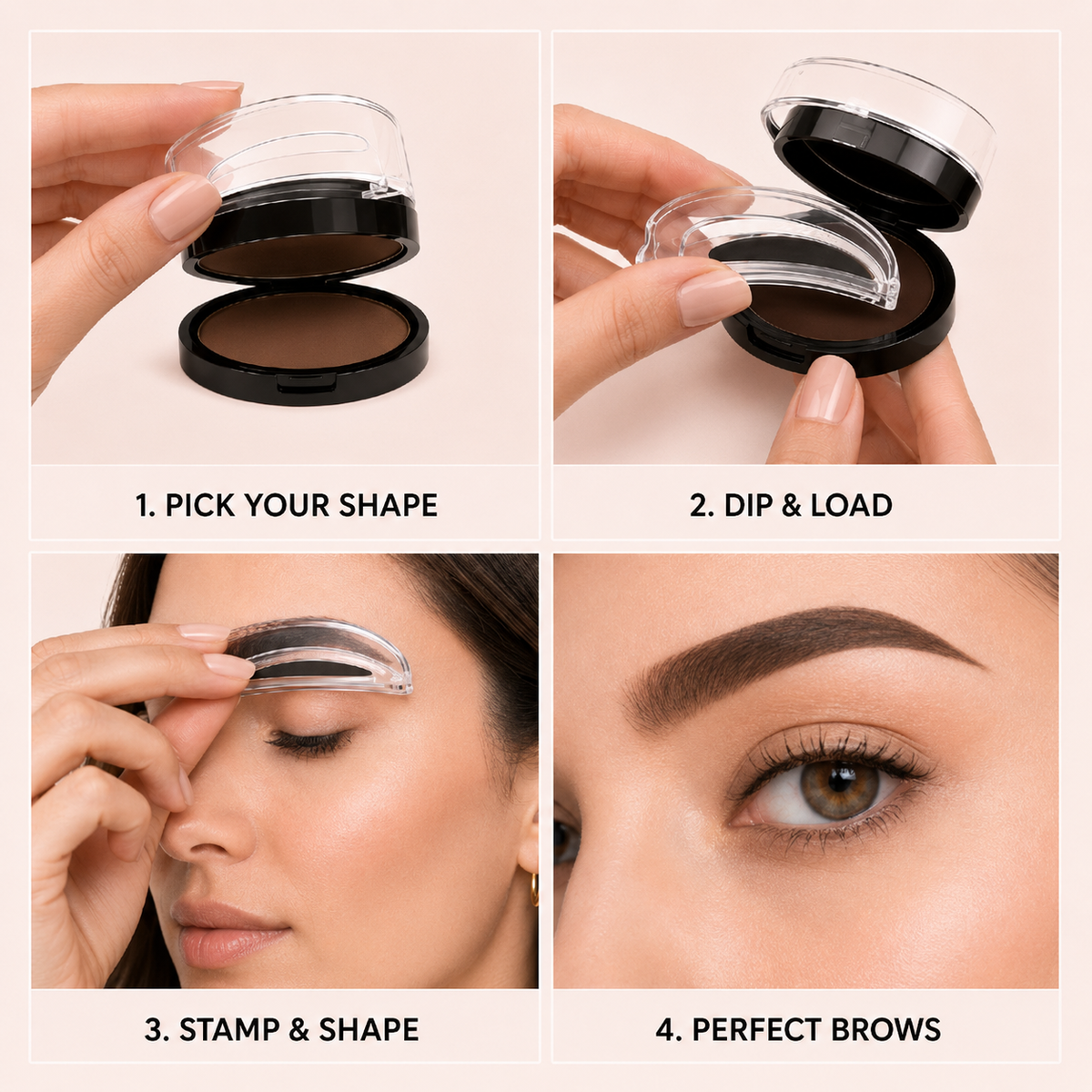 Fuller, Naturally Defined Brows in Under 5 Seconds With Viore Brow Powder